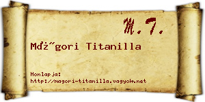 Mágori Titanilla névjegykártya